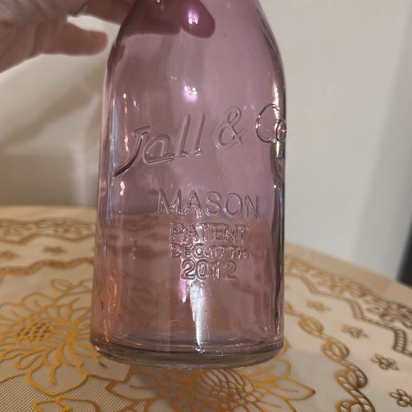 Jall & Co Mason Patent Dec 17th 2012 Purple Milk Glass Bottle - Picture 6 of 6